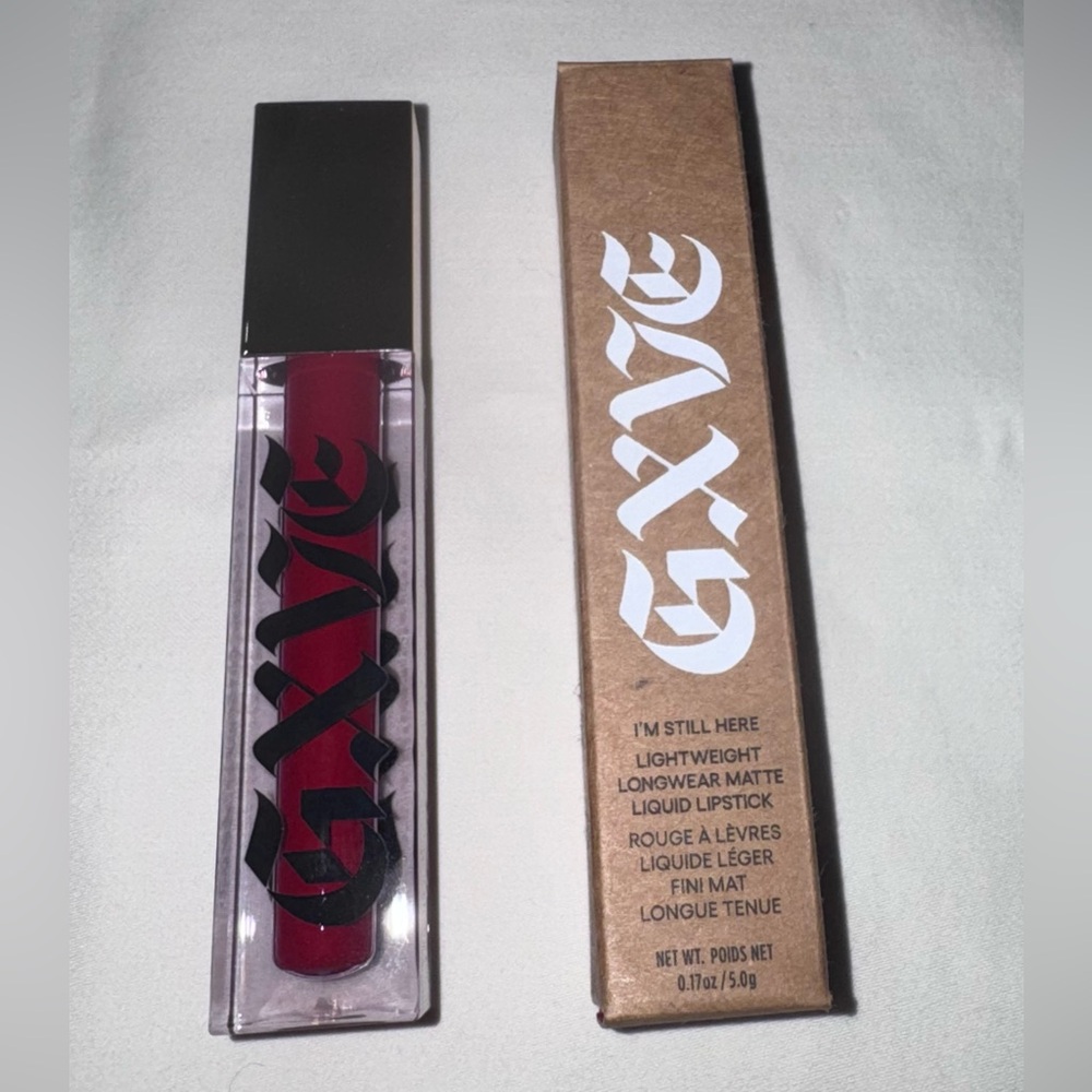 Gxve I’m Sill Here - Red Longwear Matte Liquid Lipstick in Original Recipe, NEW - Picture 5 of 11